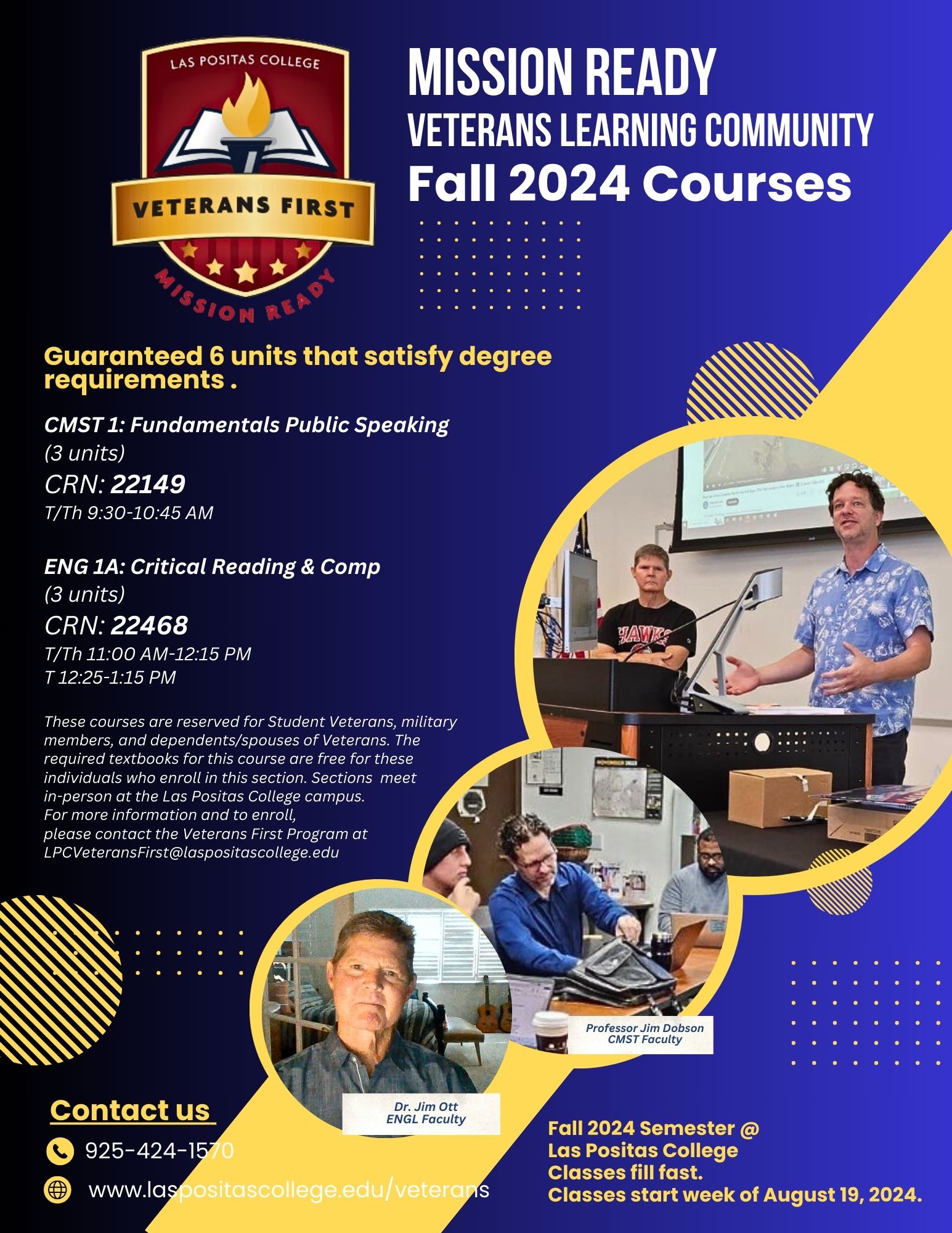 Veterans first program scholarships for veterans